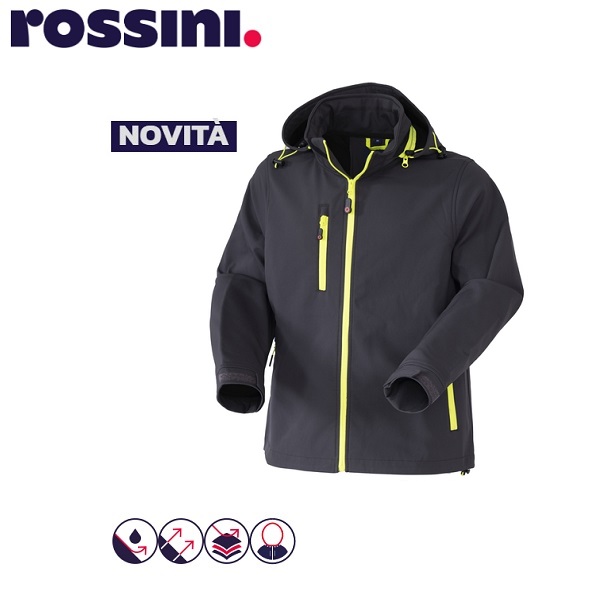 Giubotto Softshell R Boost Antracite